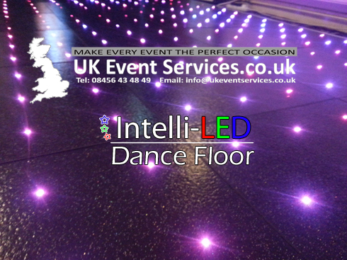 Animation video dancefloor hire from uk event services