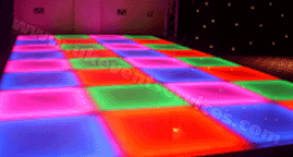 led disco dancefloor hire