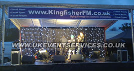 outdoor covered stage and mobile stage